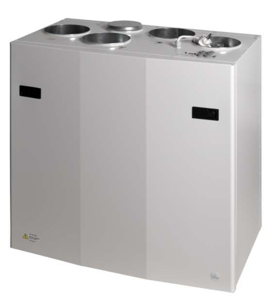 Rekuperatorius ENSY InoVent AHU-350BV vert. kair.p. 400m³/h. Komplekte valdiklis su WI-FI
